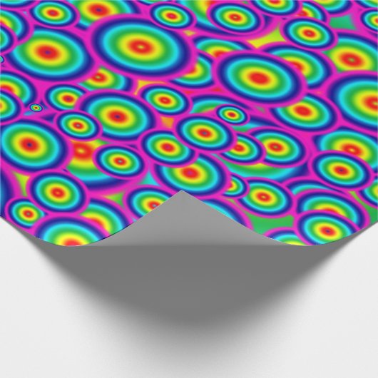 Psycho Psychedelic Wrapping Paper Cadeaupapier (Hoek)