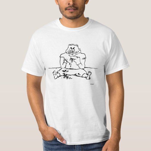 Psycho Puppet Kind Cartoon Shirt (Voorkant)