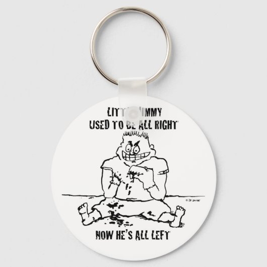 Psycho Puppet Kind is niet goed Sleutelhanger (Voorkant)