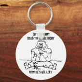 Psycho Puppet Kind is niet goed Sleutelhanger (Voorkant)