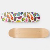 Psycho retrokleurig patroon Licht Persoonlijk Skateboard (Horizontaal)