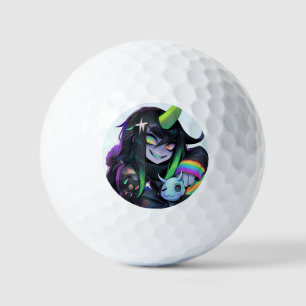 Psycho Schattige Monster Anime Girl Golfballen