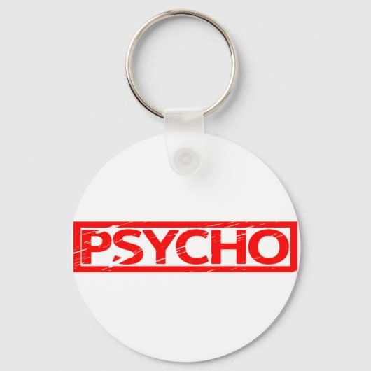 Psycho Stempel Sleutelhanger (Voorkant)