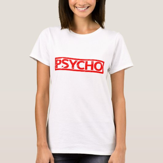 Psycho Stempel T-shirt (Voorkant)