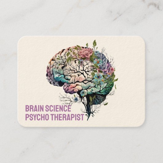 Psycho Therapeut, Coaching - Visitekaartje (Voorkant)