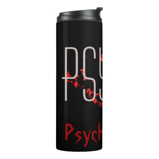 Psycho Thermal Tumbler Thermosbeker (Gedraaid links)