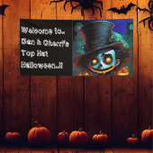 Psycho Top Hat Halloween Party Spandoek