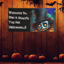 Psycho Top Hat Halloween Party