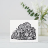 Psycho Warrior, door Brian Benson, briefkaart (Staand voorkant)