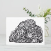 Psycho Warrior, door Brian Benson, Flat Kaart (Staand voorkant)