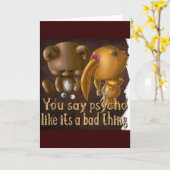 psycho-wenskaart kaart (Gele Bloem)