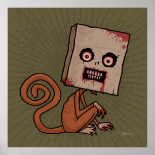 Psycho Zak Papegaai Poster