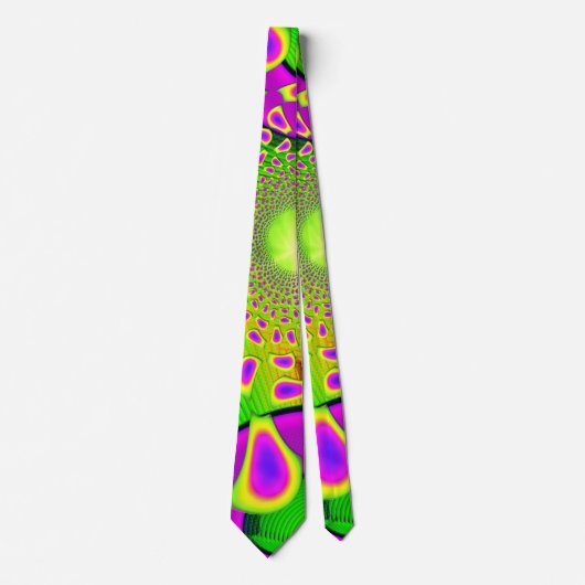 PsychoBerries 3d glazen fractal Stropdas (Voorkant)