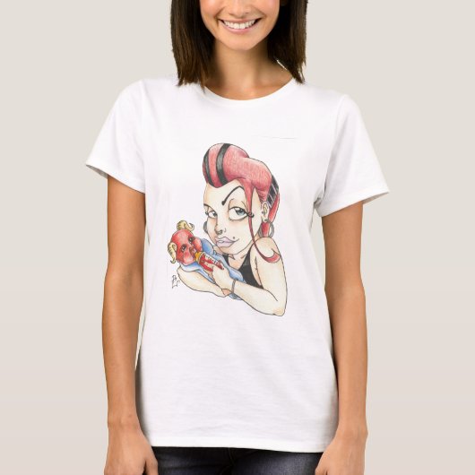 Psychobilly Mama T-shirt (Voorkant)