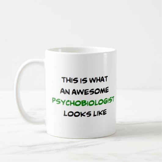 psychobioloog, geweldige koffiemok (Links)