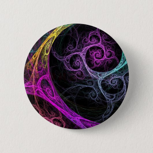 Psychodelisch Ronde Button 5,7 Cm (Voorkant)