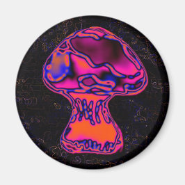 psychodelische paddenstoel magneet