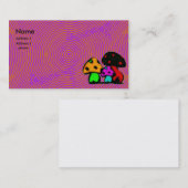 psychodelische paddenstoel visitekaartje (Voorkant / Achterkant)