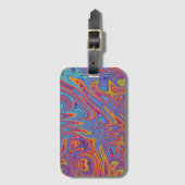 psychodelische texturen bagagelabel (Voorkant (verticaal))