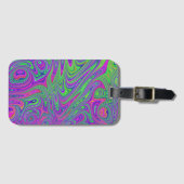 Psychodelische texturen bagagelabel (Voorkant (horizontaal))
