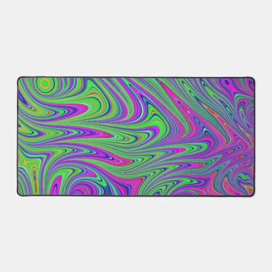 Psychodelische texturen bureaumat (Voorkant)