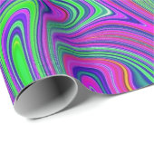 Psychodelische texturen cadeaupapier (Rol Hoek)