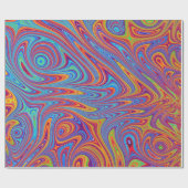 Psychodelische texturen cadeaupapier (Vlak)