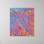 Psychodelische texturen canvas afdruk (Voorkant)