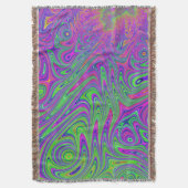 Psychodelische texturen deken (Voorkant Verticaal)