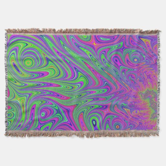 Psychodelische texturen deken (Voorkant)