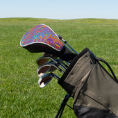 Psychodelische texturen golfheadcover (Insitu)