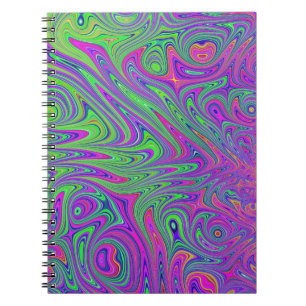Psychodelische texturen notitieboek