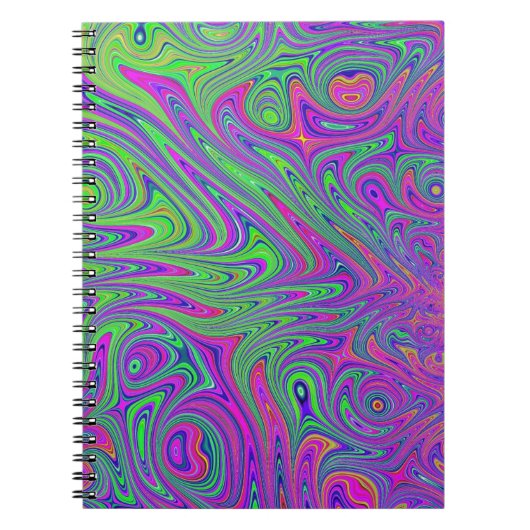 Psychodelische texturen notitieboek (Voorkant)