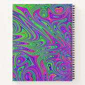 Psychodelische texturen notitieboek (Achterkant)