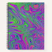 Psychodelische texturen notitieboek (Voorkant)