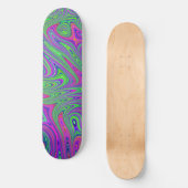 Psychodelische texturen persoonlijk skateboard (Voorkant)