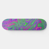 Psychodelische texturen persoonlijk skateboard (Horizontaal)