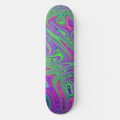 Psychodelische texturen persoonlijk skateboard (Voorkant)