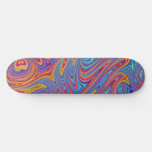 Psychodelische texturen persoonlijk skateboard (Horizontaal)