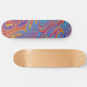 Psychodelische texturen persoonlijk skateboard (Horizontaal)