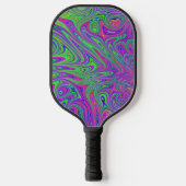 Psychodelische texturen pickleball paddle (Voorkant)