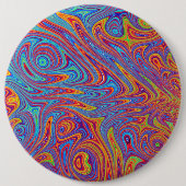 Psychodelische texturen ronde button 6,0 cm (Voorkant)