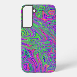 Psychodelische texturen samsung galaxy hoesje