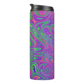 Psychodelische texturen thermosbeker (Geroteerd rechts)