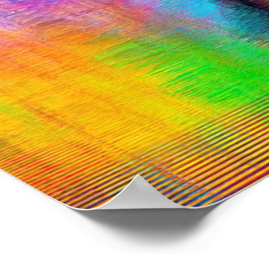 Psychodelische vlinder poster (Hoek)