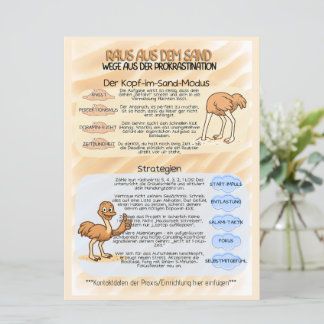 Psychoedukation Infoblatt Prokrastination Save The Date