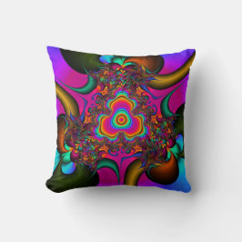 Psycholdelische fractale kunstpijp kussen