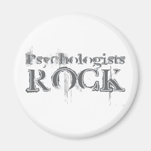 Psychologen Rock Magneet (Voorkant)