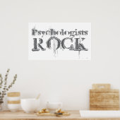 Psychologen Rock Poster (Keuken)