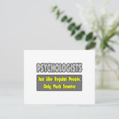 Psychologen...slimmer Briefkaart (Staand voorkant)